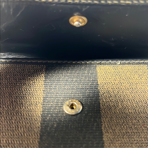 Very Nice Fendi Pequin Flap Compact Wallet. P44 - Picture 12 of 15